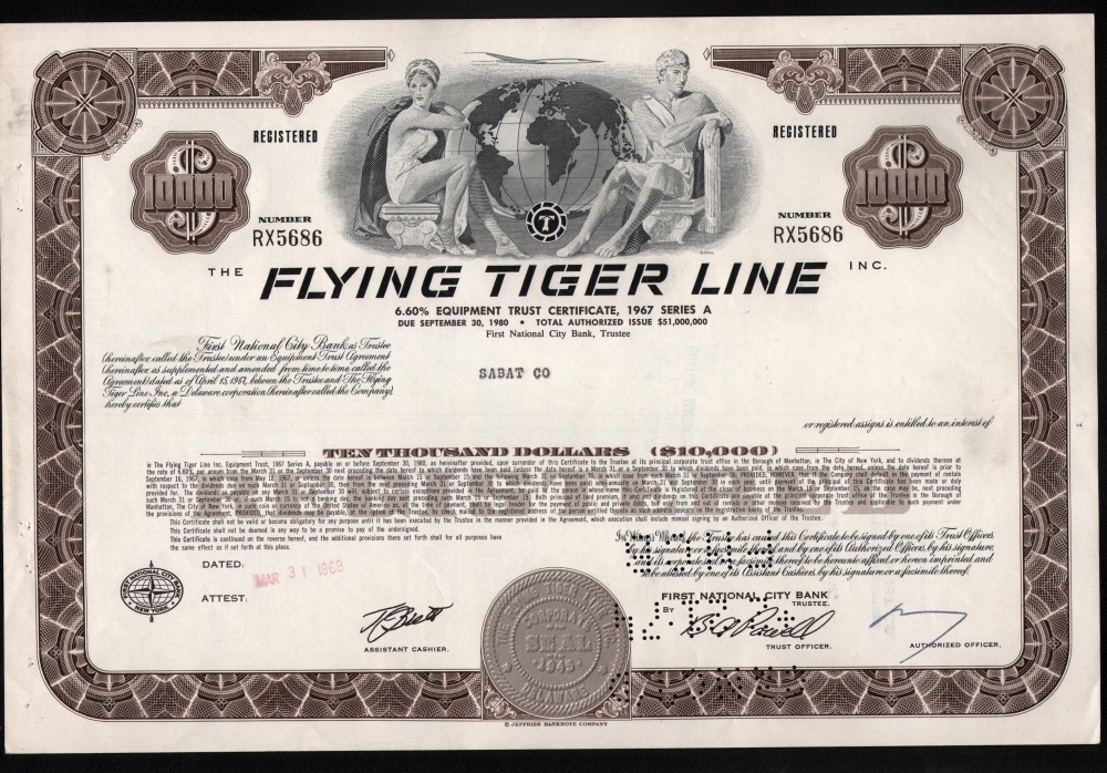 FLYING TIGER LINE ( now FedEx Airfreight Carrier )